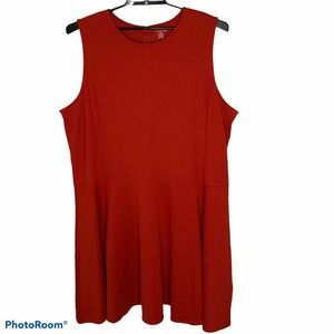 Lands End 26W Sleeveless Fit and Flare Dress‎